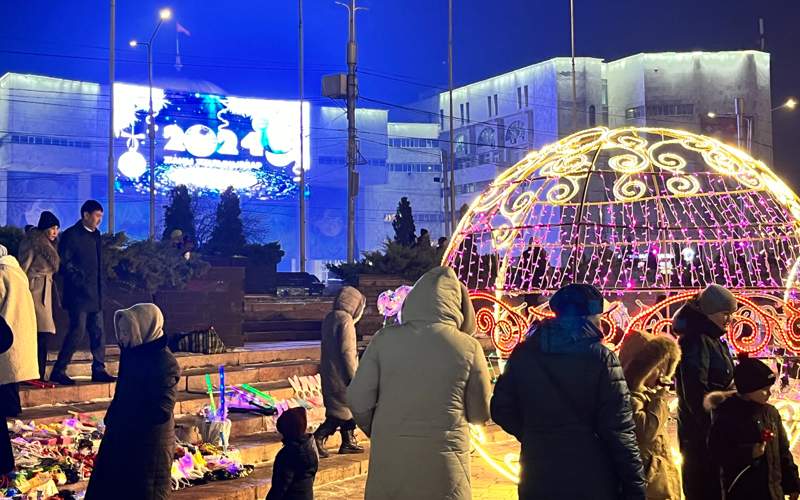 Бишкек, Кыргызстан, новый год