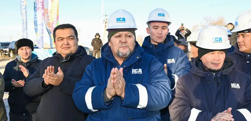 Пригородные населенные пункты города Кызылорда  Абай и Досан подключены к природному газу 