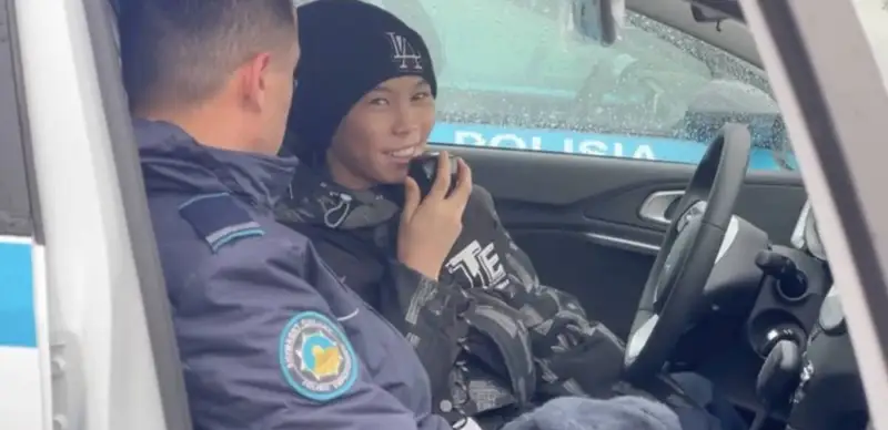 Мечту воспитанника детского дома исполнили полицейские Шымкента