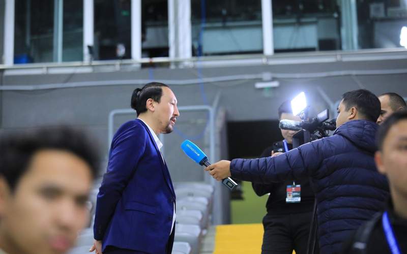 Kazakh sports journalist Kazakh sports journalist