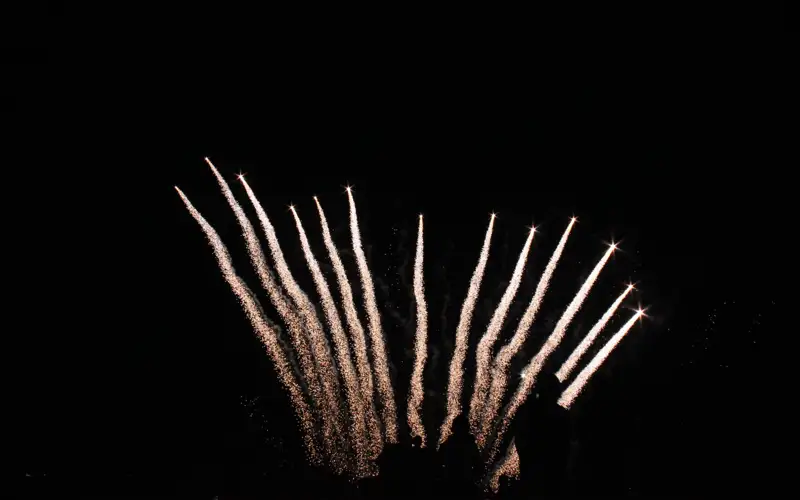 новогодний салют