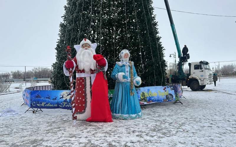 Конкурс новогоднего оформления города провели в Балхаше