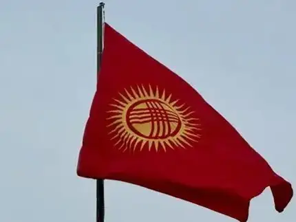 New flag of Kyrgyzstan raised in Bishkek