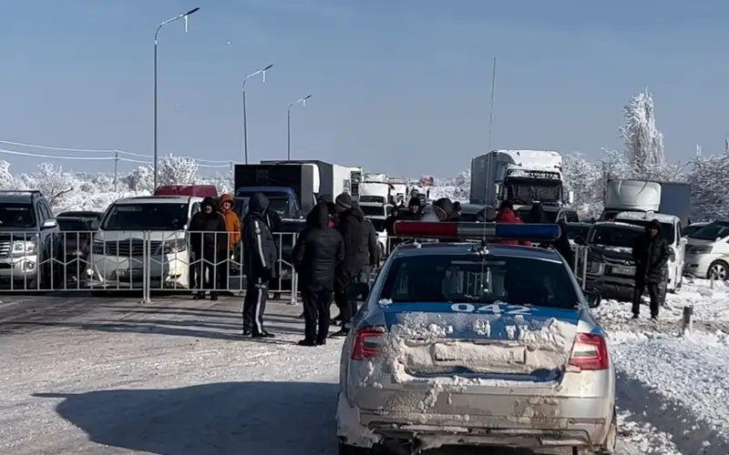 блокпосты на трассах в Жамбылской области