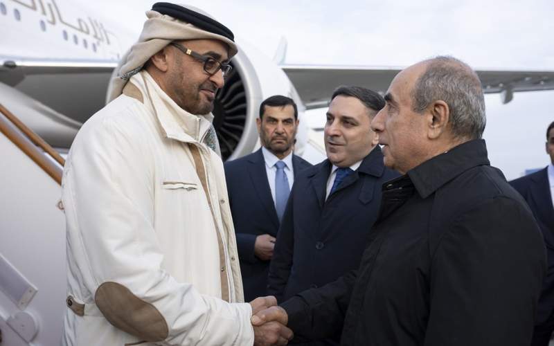 UAE President arrives in Azerbaijan on official visit UAE