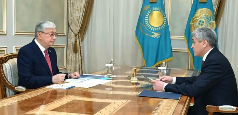 Мемлекет басшысы Қарағанды облысының әкімі Ермағанбет Бөлекпаевты қабылдады 