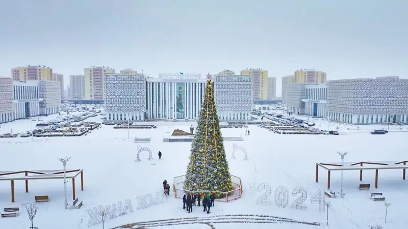 Túrkistandy qar basyp qaldy