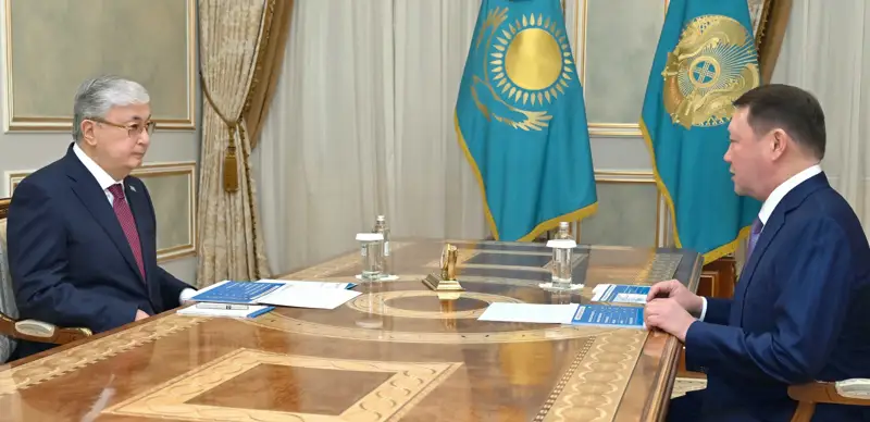 President Tokayev receives Governor of Kostanay region Kumar Aksakalov