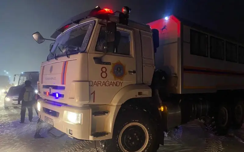  На девяти участках автодорог остается закрытым движение в Карагандинской области 