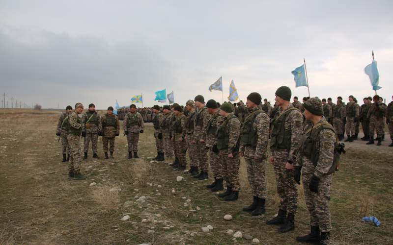 Забег военнослужащих регионального командования «Юг» Забег военнослужащих регионального командования «Юг»