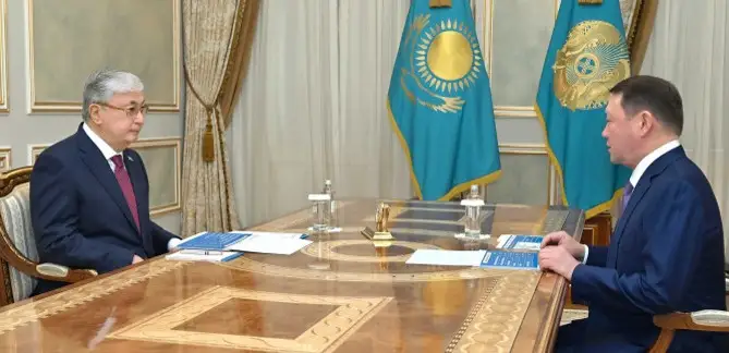 Глава государства принял акима Костанайской области 