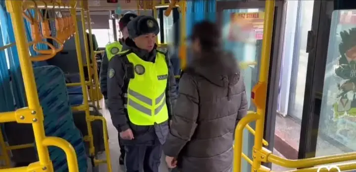 Шымкентте 600-ден астам полицей қоғамдық көліктегі қауіпсіздікті қадағалап жүр