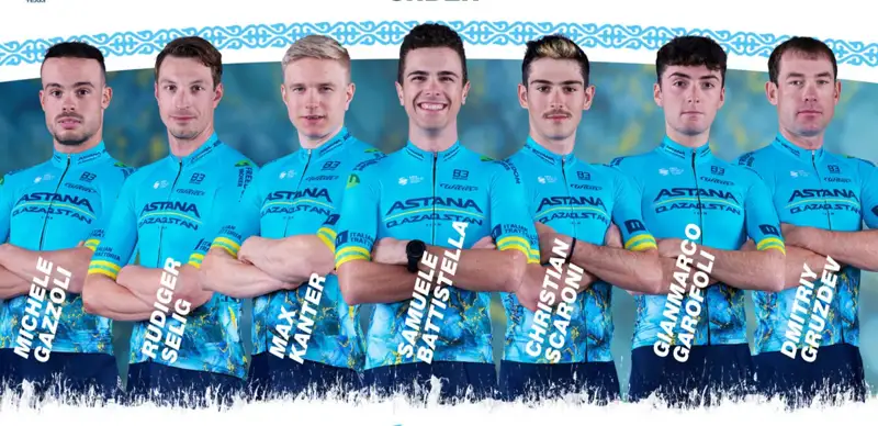 Велокоманда «Астана» назвала состав на «Тур Даун Андер»
