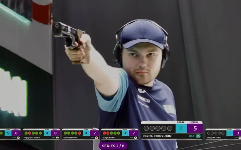 Никита Чирюкин завоевал «золото» чемпионата Азии по пулевой стрельбе