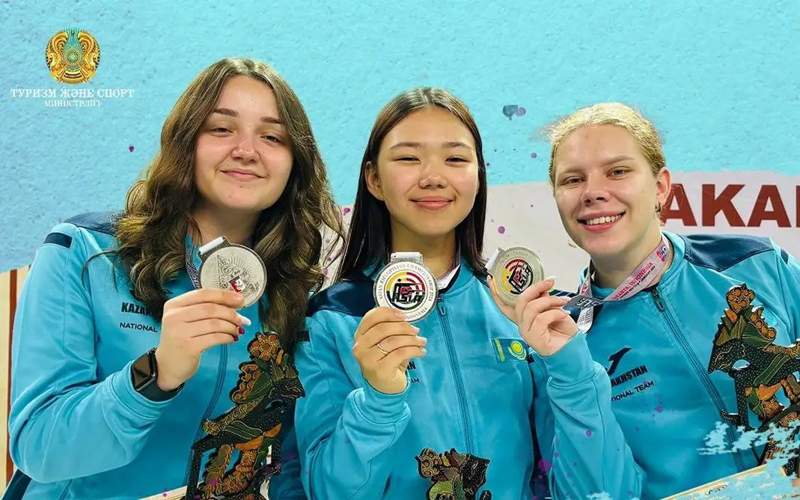 Kazakhstan’s female team won a silver medal in three-position rifle shooting competition at the ongoing Asian Rifle/Pistol Championship in Jakarta, IndonesiaKazakhstan’s female team won a silver medal in three-position rifle shooting competition at the ongoing Asian Rifle/Pistol Championship in Jakarta, Indonesia Kazakhstan’s female team won a silver medal in three-position rifle shooting competition at the ongoing Asian Rifle/Pistol Championship in Jakarta, Indonesia