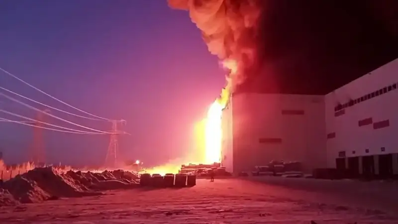 Huge Wildberries warehouse burns down in Russia