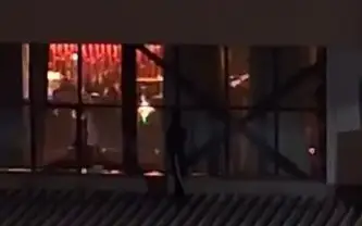 В Алматы полицейский вошел в ресторан через окно