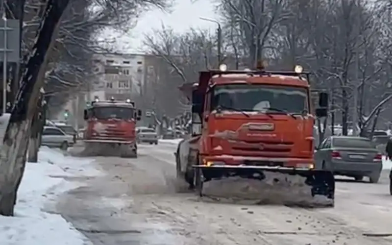 Жамбылскую область засыпало снегом