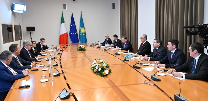 Главный исполнительный директор Maire Tecnimont проинформировал Президента РК о флагманских проектах компании