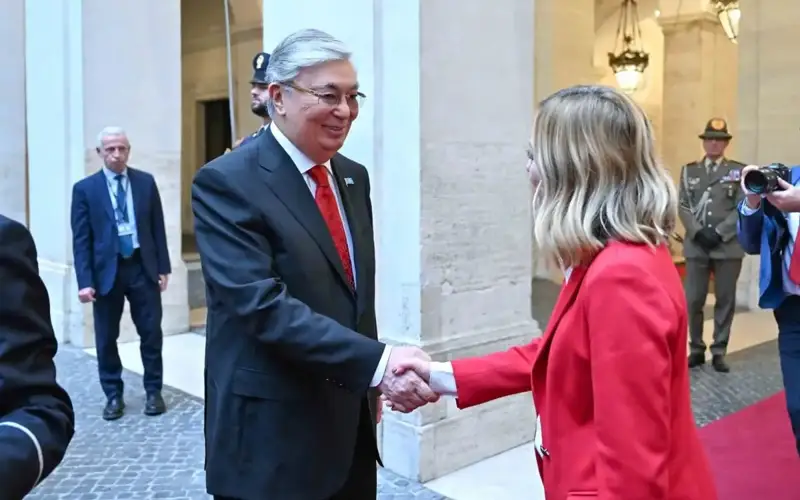 Kazakh President, Italian PM adopt joint statement
