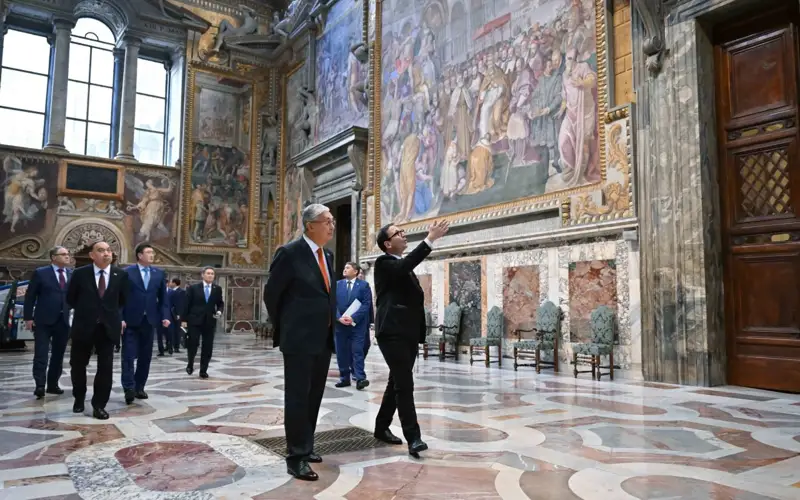 Токаев в музеях Ватикана