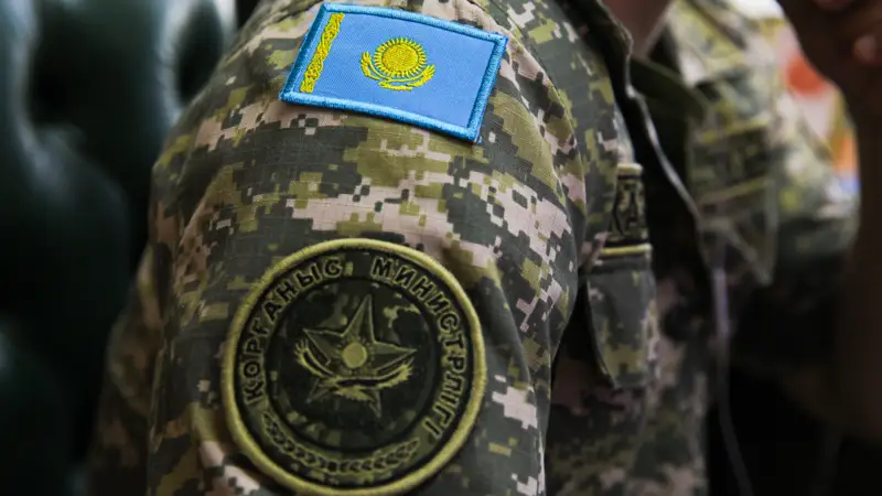 Казахстанский военнослужащий 
