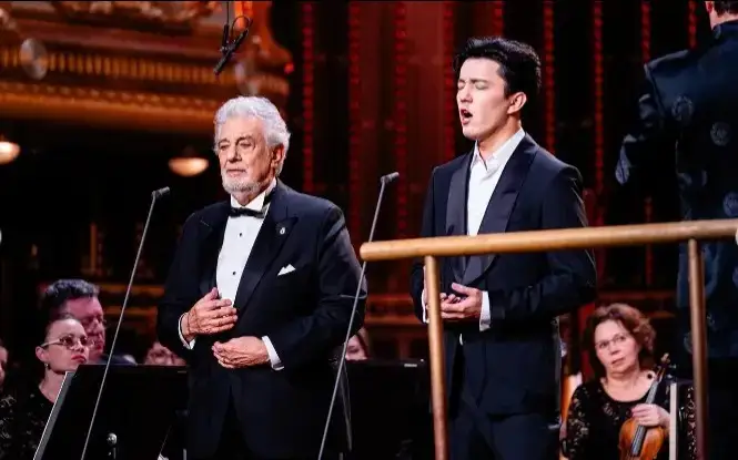 Пласидо Доминго - Димаш Қудайберген дуэти: Будапештда тақдимот бўлиб ўтди