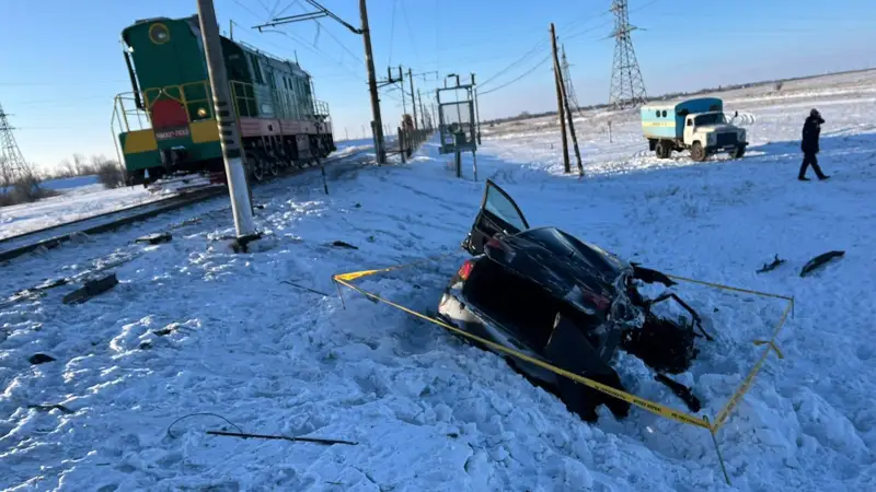 ДТП с электровозом произошло в Акмолинской области