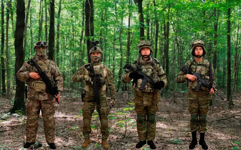 казахстанские военнослужащие