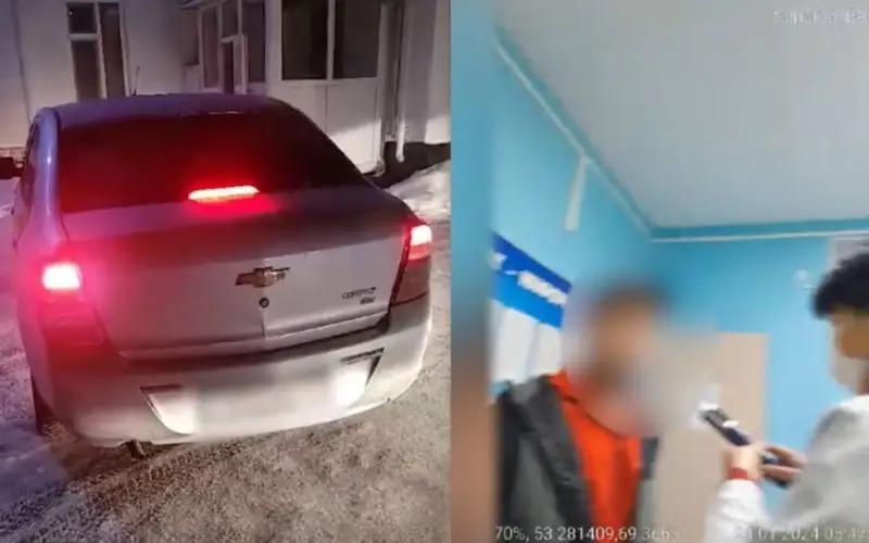 Пьяного водителя такси задержали в Кокшетау