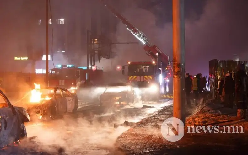 Взрыв грузовика в Монголии