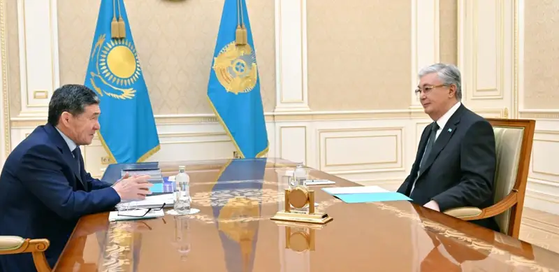 Президент принял известного экономиста и общественного деятеля Оразалы Сабдена