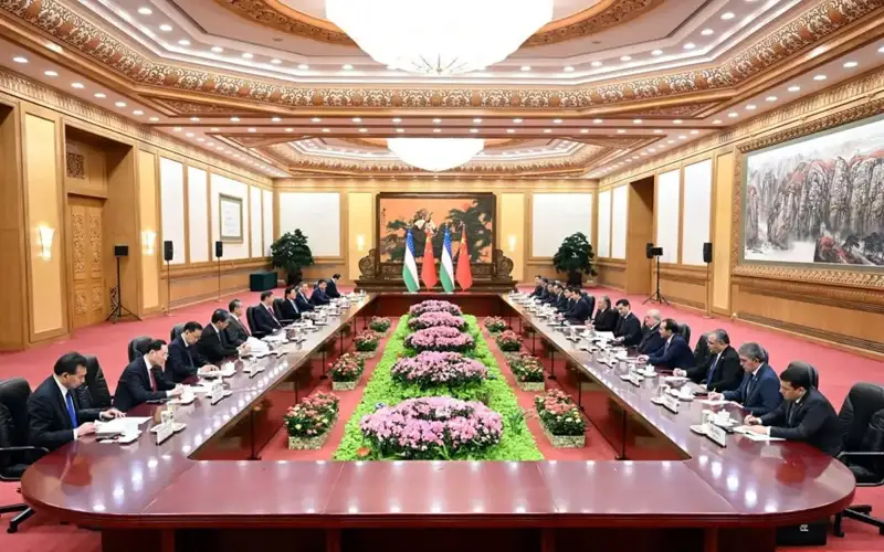 Ўзбекистон ва Хитой раҳбарлари ҳамкорликни кенгайтириш масалаларини муҳокама қилдилар