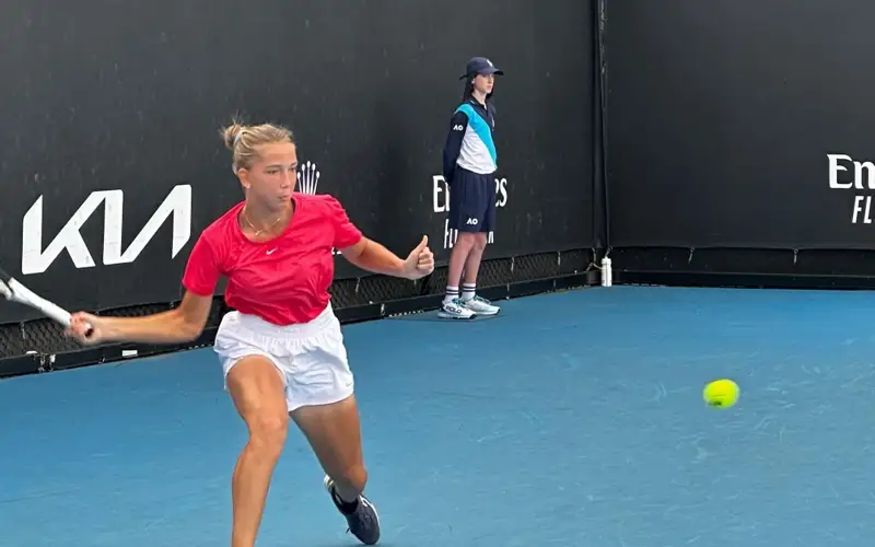 Ева Корышева играет в полуфинале турнира в Австралии