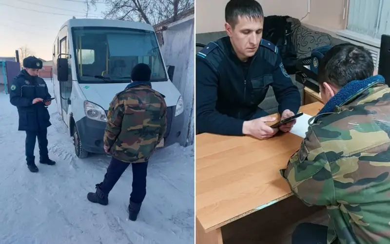 Пьяный водитель управлял школьным автобусом в СКО