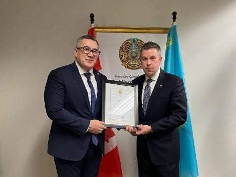 Почетное консульство Казахстана открылось в Канаде Почетное консульство Казахстана открылось в Канаде