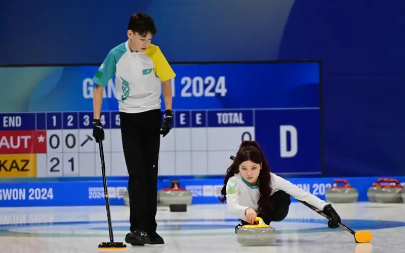 Зимняя юношеская Олимпиада-2-24: Мерей Тастемир и Ибрагим Тастемир, керлинг