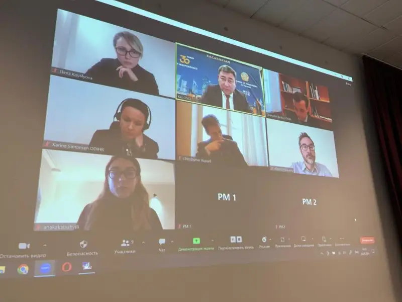 Documentary on 2022 January events presented to OSCE/ODIHR experts