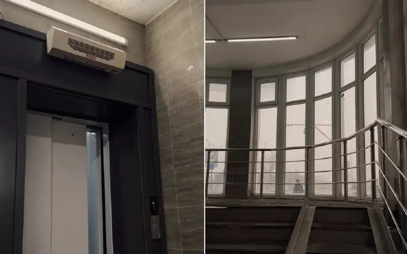 Лифты установили в надземном пешеходе в Усть-Каменогорске