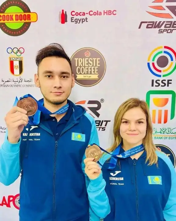 Kazakhstanis win bronze at 2024 ISSF Shooting World Cup