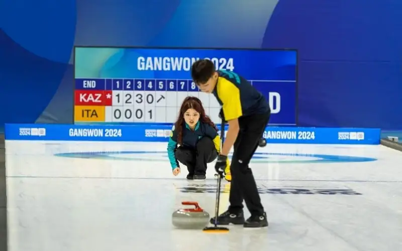 Канвон-2024, керлинг: Мерей и Ибрагим Тастемиры обыграли спортсменов из Италии
