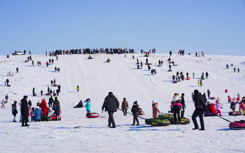 катание на горках