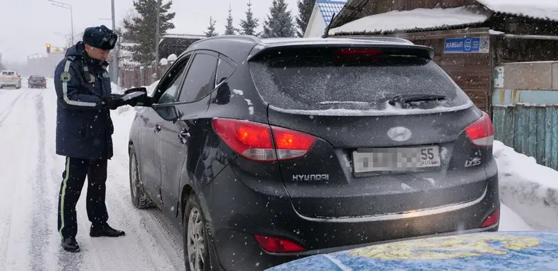 Автомобили на иностранном учёте отправляют на спецстоянку в СКО