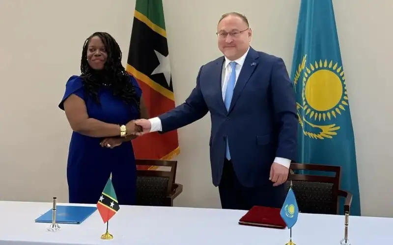 Қозоғистон ва Сент-Китс ва Невис ўртасида визасиз режим бўйича келишув имзоланди 