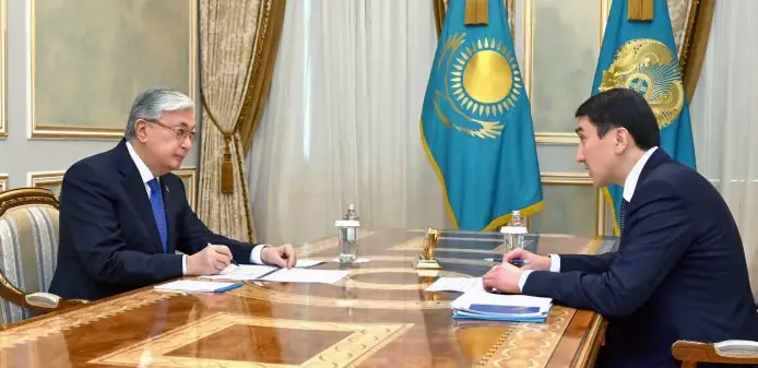 Глава государства принял председателя правления АО НК «КазМунайГаз»