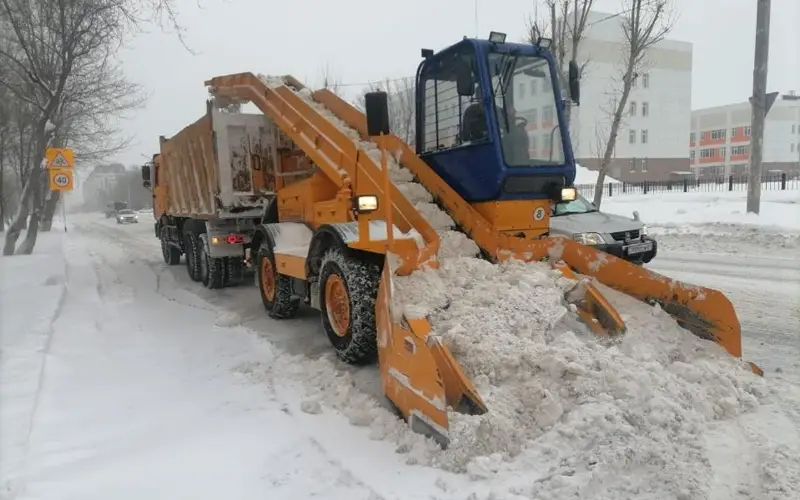 3,6 млн кубометров снега вывезли из столицы с начала зимы