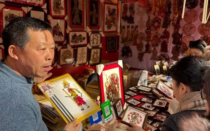 Chinese people celebrate Lunar New Year 2024