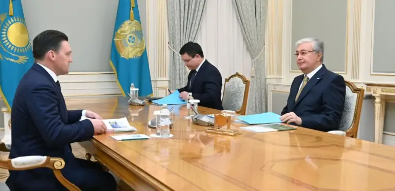 Президент Казахстана принял председателя правления Евразийского банка развития Николая Подгузова