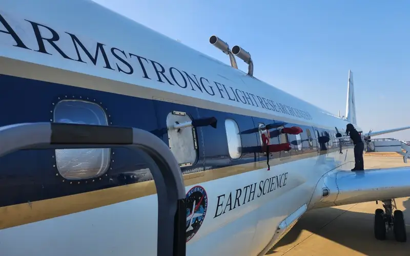 NASA's DC-8, an in-situ aircraft,