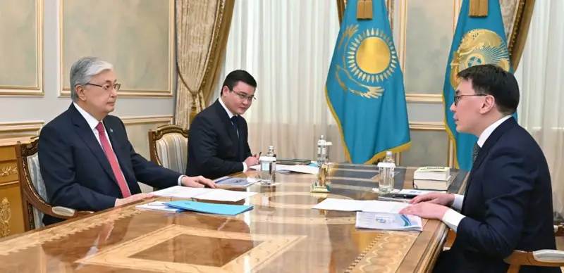 Глава государства принял председателя Агентства по защите и развитию конкуренции Марата Омарова